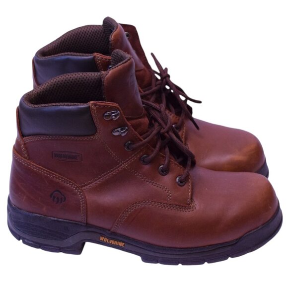 Wolverine Other - Wolverine Men's Leather Harrison Lace-Up 6" Lightweight Slip Resistant Work Boot